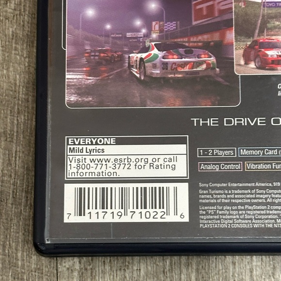 Gran Turismo 3 A Spec Sony PlayStation 2 PS2 2006 Video Driver Drive Game Used - Picture 3 of 5
